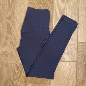 BLUE ATHLETA SALUTATION 7/8 TIGHT